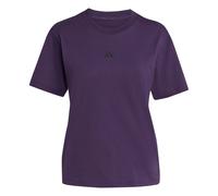 adidas Damen Essentials Small Logo Cotton T-Shirt (Größe XL, lila)