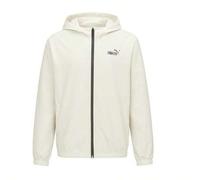 Essentials Solid Women Windbreaker Jacket White