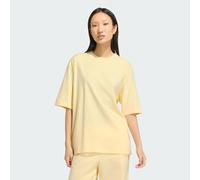 ESSENTIALS T-SHIRT, BOYFRIEND-FIT Warm Vanilla M