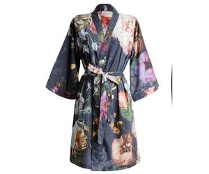 Essenza Kimono Fleur, Blau, Textil, Floral, Gr. XS, Badtextilien, Bademäntel