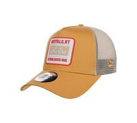 New Era Established Patch Trucker Cap Basecap Baseballcap Curved Brim Truckercap Meshcap Damen/Herren/Snapback - Snapback, mit Schirm, Schirm