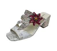 Laura Vita Pantoletten Leder/Textil Mehrfarbig