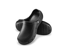 ESTRO Gartenclogs Herren Gartenschuhe Damen - Gartenclogs Damen Unisex Leicht Gummischuhe Sommer Garten Clogs Herren F92 (38, Schwarz)