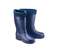 ESTRO Gefütterte Gummistiefel Herren Langschaft - Regenstiefel Winter A19 (41/42 EU, Dunkelblau)