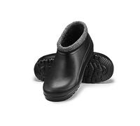 ESTRO Gummistiefel Gefüttert Herren Clogs - Regenstiefel Herren Winter Warm Gefütterte Gummistiefel Männer K042 (43 EU, Schwarz)