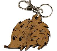 Etabeta Artigiano Toscano - Schlüsselanhänger Igel aus pflanzlich gegerbtem Leder/Leder - Serie Tiere des Wald von Anna B. - Made in Italy