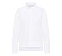 ETERNA Female Signature Shirt Bluse unifarben Loose FIT 46_D_1/1, 1/1, weiß