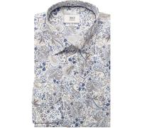 ETERNA 1863 Modern Fit Hemd blau, Bedruckt