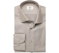 ETERNA 1863 Modern Fit Hemd dunkelbraun, Strukturiert