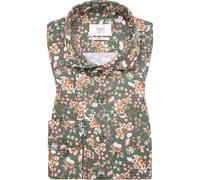ETERNA 1863 Modern Fit Leinenhemd grün, Bedruckt