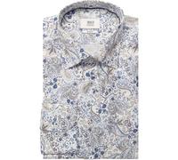 ETERNA 1863 Slim Fit Hemd blau, Bedruckt