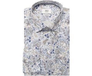 ETERNA 1863 Slim Fit Hemd blau, Bedruckt