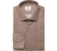 ETERNA 1863 Slim Fit Hemd rot, Bedruckt