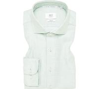 ETERNA 1863 Slim Fit Leinenhemd grün, Einfarbig
