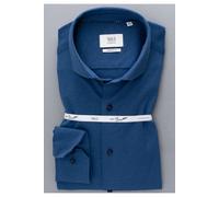 ETERNA 1863 Soft Tailoring Modern Fit Jerseyhemd dunkelblau, Einfarbig