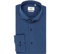 ETERNA 1863 Soft Tailoring Modern Fit Jerseyhemd dunkelblau, Einfarbig