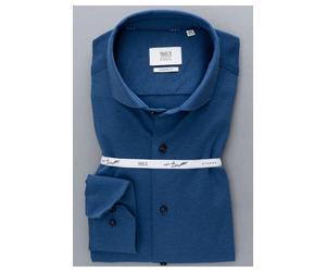 ETERNA 1863 Soft Tailoring Modern Fit Jerseyhemd dunkelblau, Einfarbig
