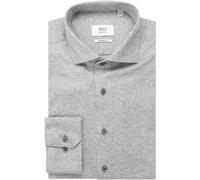 ETERNA 1863 Soft Tailoring Modern Fit Jerseyhemd grau, Einfarbig