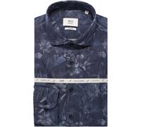 ETERNA 1863 Soft Tailoring Slim Fit Hemd marine, Bedruckt