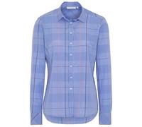 ETERNA BLUSE CLASSIC POPELINE Langarm Bluse blau-weiß kariert 6248 D614.16 38