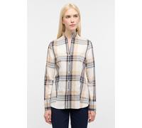 ETERNA Regular Fit Bluse beige, Kariert