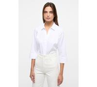 ETERNA - Bluse Jacquard 3/4-Arm weiß - Gr. - 38