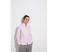 ETERNA - Bluse Jacquard Langarm rosa - Gr. - 44