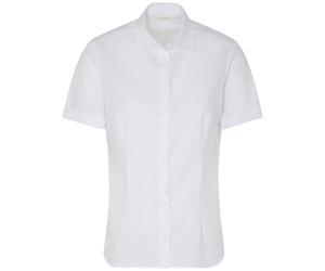 Eterna Bluse kurzarm Uni Popeline Tailliert H790 5220 Gr. 40 weiß