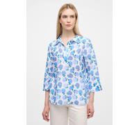 ETERNA - Bluse Leinen 3/4-Arm blau, 42/Dreiviertelarm