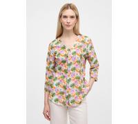 eterna Mode Hemdbluse Regular Fit Damen 3/4-Arm 100% Baumwolle Hellgrün Größe 42