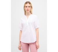 ETERNA - Bluse Lochstickerei Kurzarm weiß - Gr. - 36/Kurzarm