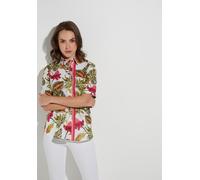 ETERNA - Bluse Popeline Kurzarm khaki - Gr. - 50/Kurzarm