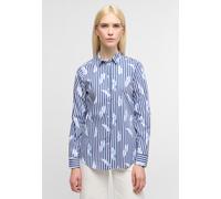 ETERNA - Bluse Popeline Langarm blau - Gr. - 38/Langarm