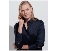 ETERNA Damen Satin Shirt Regular FIT 1/1 dunkelblau 42_D_1/1