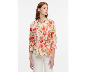 ETERNA - Bluse Satingewebe 3/4-Arm rot - Gr. - 48/Dreiviertelarm