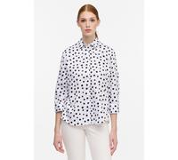 ETERNA - Bluse Satingewebe 3/4-Arm weiß, 48/Dreiviertelarm