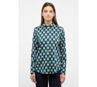 ETERNA - Bluse Satingewebe Langarm grün - Gr. - 38/Langarm