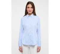 ETERNA Female Hemdbluse gestreift Regular FIT 42_D_1/1, 1/1, hellblau
