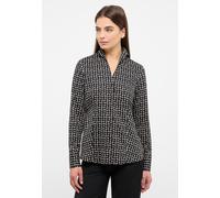 ETERNA - Bluse Satingewebe Langarm schwarz, 38/Langarm