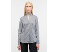 Hemdbluse ETERNA "REGULAR FIT", Damen, Gr. 40, weiß, schwarz, 100% Baumwolle, schmal, Blusen Hemdbluse, EASY IRON (bügelleicht) (99471160-40)