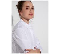 Eterna Bluse Seasonal Popeline Uni Tailliert D904 5145 Gr. 42 weiß