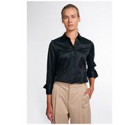 Cover Shirt Bluse in schwarz unifarben 38