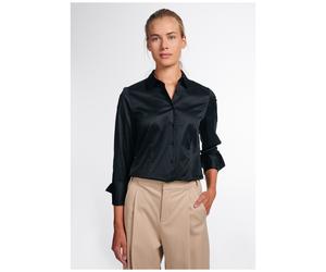 Eterna Bluse Twill Blickdicht Slim Fit 1/1 Arm 5008-39-D10Y Gr. 38 schwarz
