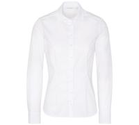 Eterna Bluse Uni Popeline Tailliert D790 5220, Gr. 42 weiß