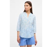 Eterna Bluse mit Allover-Print in Hellblau, Größe 38