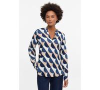 ETERNA - Bluse Viskose Langarm dunkelblau - Gr. - 36
