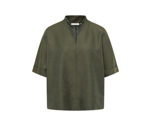 ETERNA Blusen - Luftige Sommerbluse im Oversize Fit mit Kelchkragen - Dein perfekter Look für heiße Tage olive - Gr. - 40