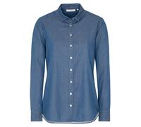 ETERNA CLASSIC FIT Langarm Bluse dunkelblau denim 5547-16-D935 - REAL INDIGO 36