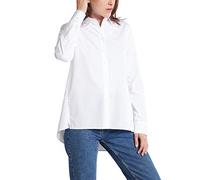 ETERNA Comfort Fit Bluse Langarm Hemdkragen weiß Größe 50