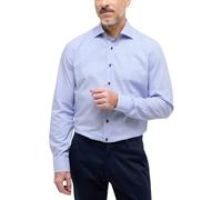 ETERNA COMFORT FIT COVER SHIRT TWILL Langarm Hemd blau 8817-14-E19K 40 65